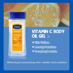 Disaar 200ml Aloe Vera Extract Body Oil Gel Skin Vitamin C Essential Oil Moisturizing Cocoa Bean Skincare