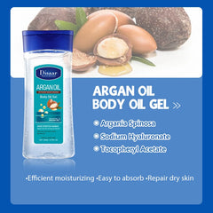 Disaar 200ml Aloe Vera Extract Body Oil Gel Skin Vitamin C Essential Oil Moisturizing Cocoa Bean Skincare