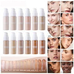 Liquid Foundation Effective Concealer Waterproof Sweat-resistant Makeup Professional Cosmetics