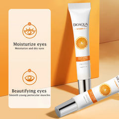 BIOAQUA Vitamin C Eye Cream Under Eye Dark Circle Remover Moisturizes Brightening Eyes Contour Eyes Skin Care Products